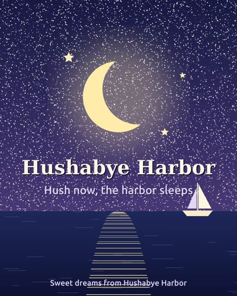 Moonlit Harbor Blanket design