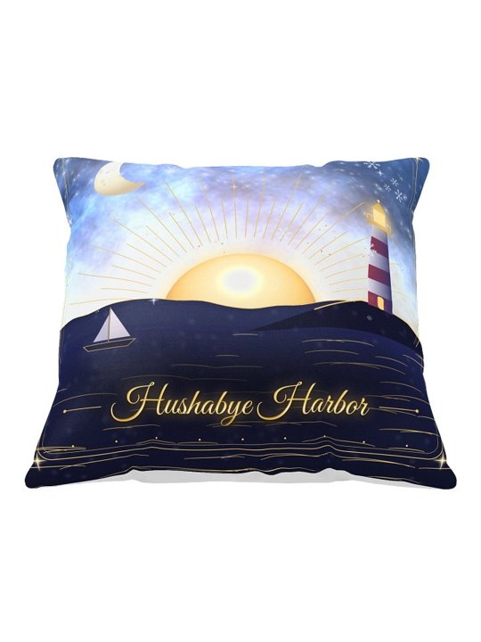 Golden Dawn Winter Throw Pillow